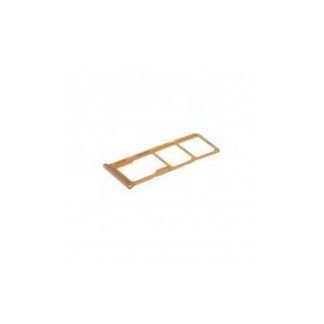 Bandeja tarjeta Sim y MicroSD color Dorado Samsung A70 (A705F)