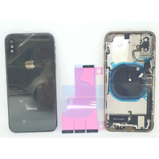 Cristal Lente Trasera iPhone Xs/Xs Max Plateado