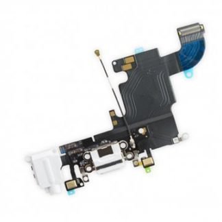 Flex Conector Carga iPhone 6S Plata