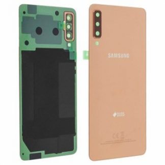Tapa Samsung A7 2018 (A750F) - Oro con lente